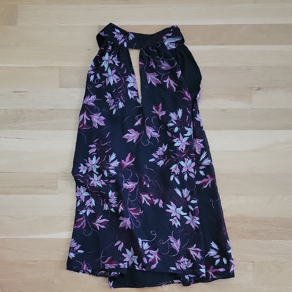 Ramy Brook Black and Floral Top